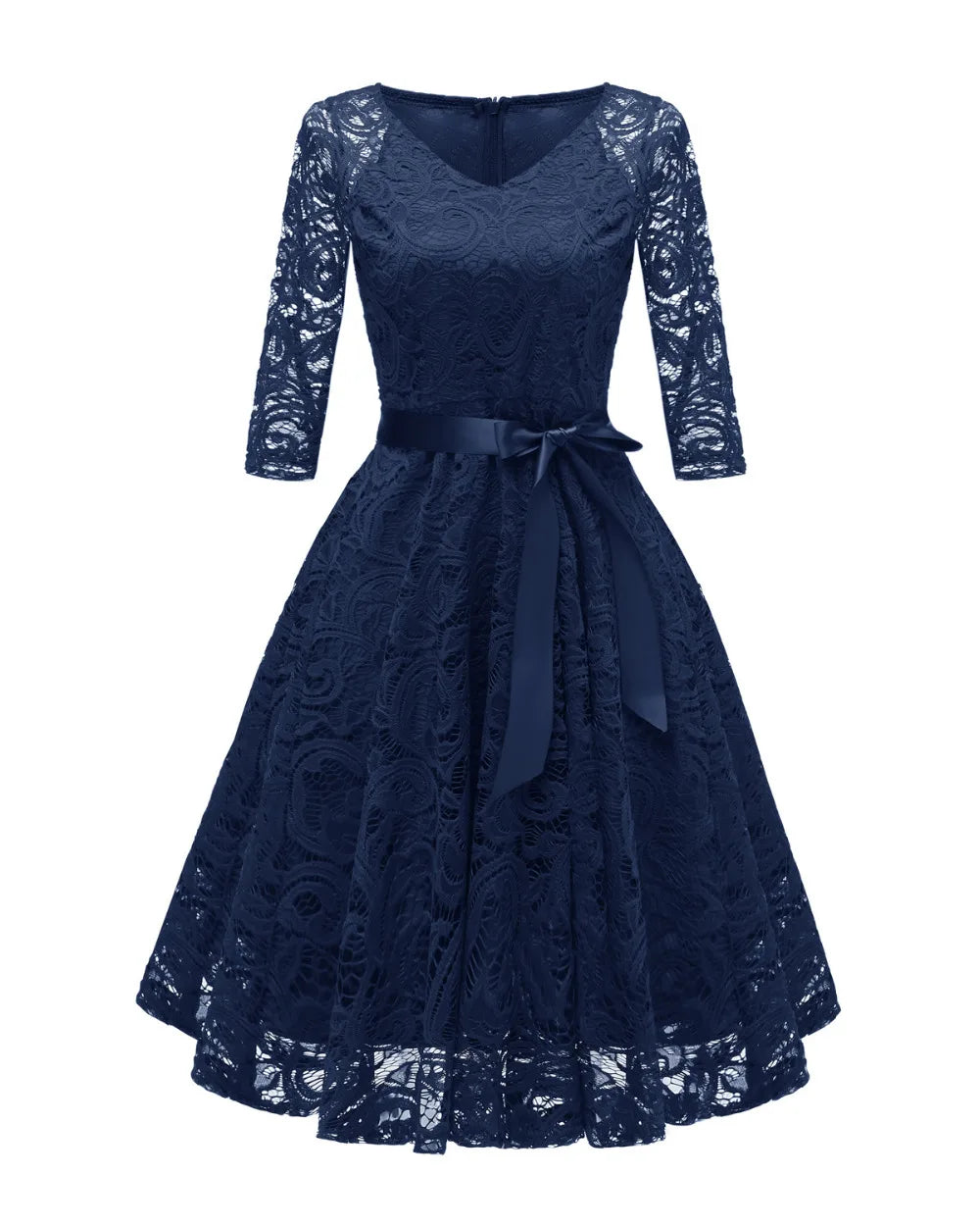 Lace Dresses V-Neck