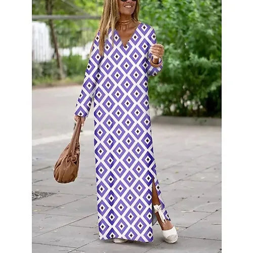 Pattern Print Women Dress